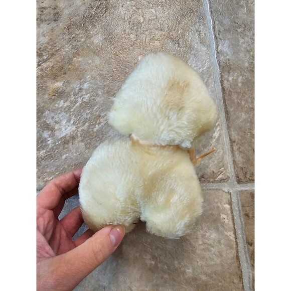 Vintage Eden Plush White Cat with Pink Ears Baby Rattle - Picture 2 of 3